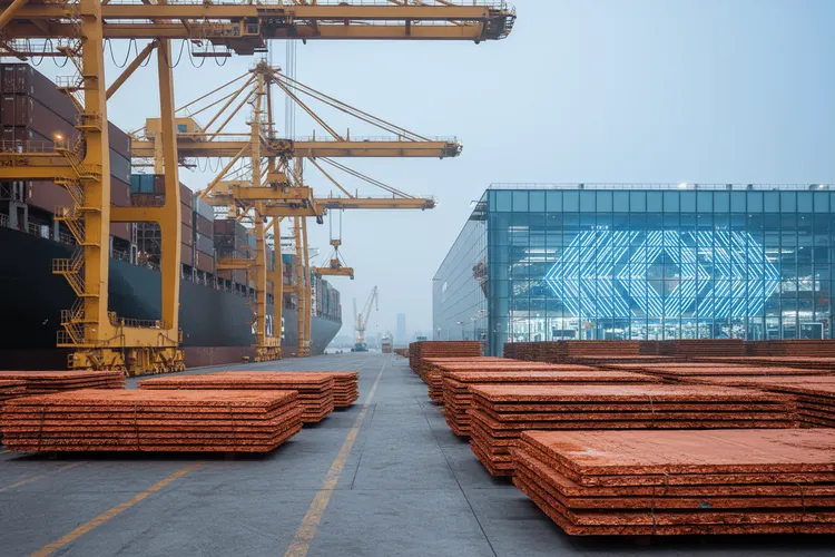 Chinas Kupferimporte steigen im zweiten Quartal deutlich an