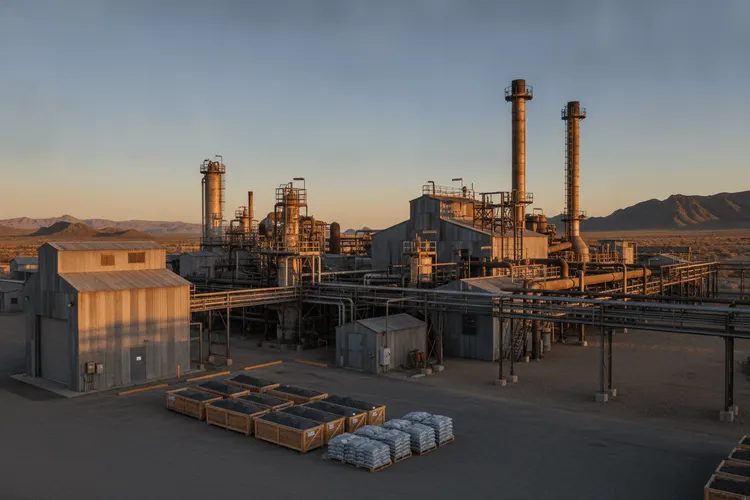 American Tungsten plant schrittweise Wiederinbetriebnahme der Del-Sol-Antimonraffinerie