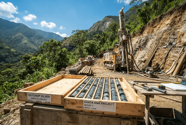Outcrop Silver bestätigt neuen Erzgang Shoot 7 bei Santa Ana mit Spitzenwerten