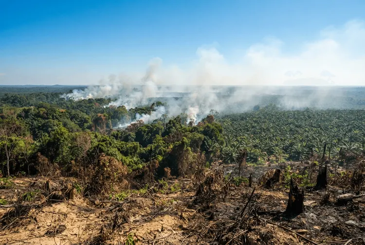 El Niño treibt Waldbrände in Indonesien: Rohstoffregionen unter Smog