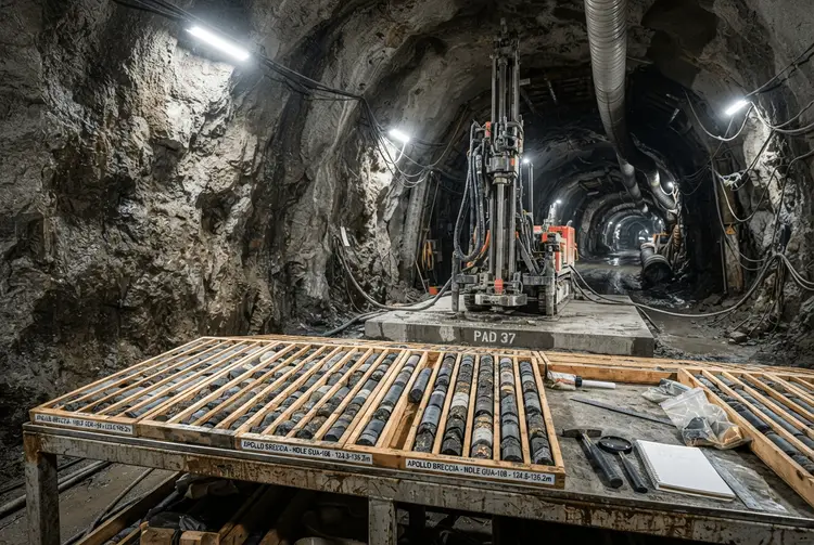 Collective Mining stößt auf neue Hochgradzone und erweitert Apollo-Brekzie nach Norden