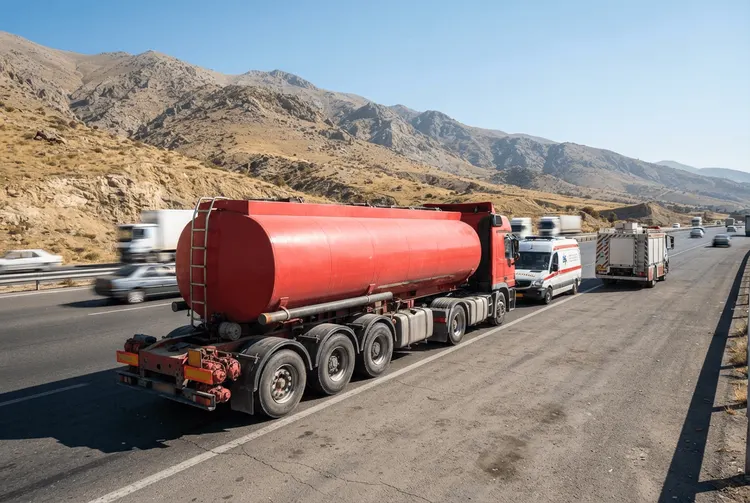 Tanker-Explosion im Iran: Zehn Tote bei Verkehrsunfall