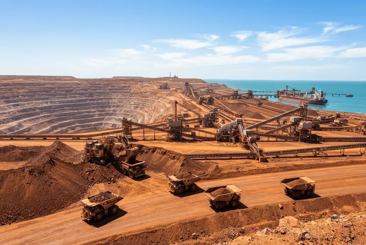 Eisenerz-Streit mit China belastet australische Minenaktien schwer